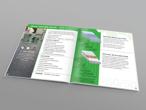 Seal Krete Floor Coating Brochure Inside Spread Page 2