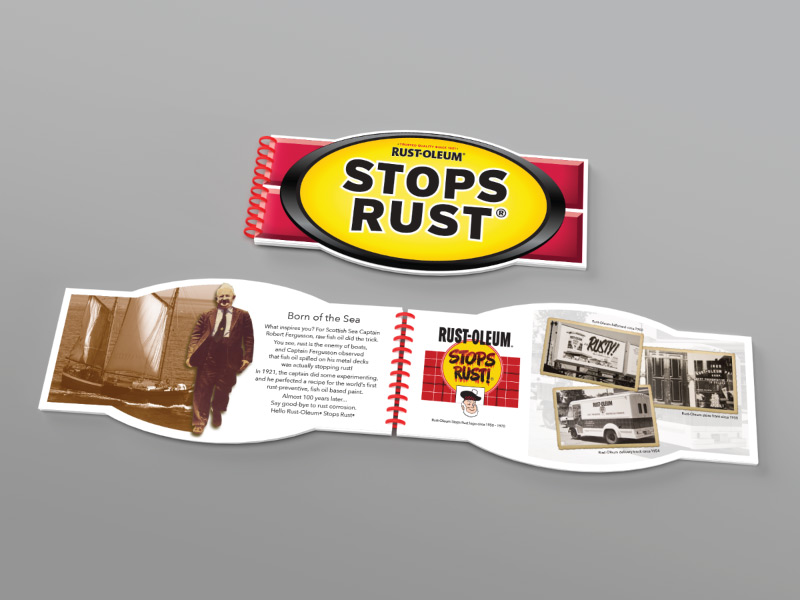 Stops Rust Brochure Cover and First Pages