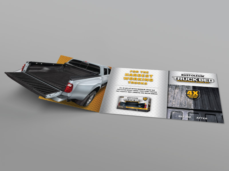 Rust-Oleum Truckbed Coating Brochure Inside Spread