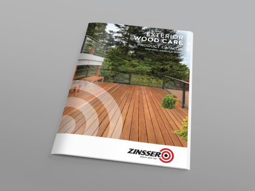 Zinsser Exterior Wood Care Brochure Cover