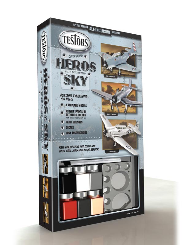 Testors Heros of the Sky Package Design 1