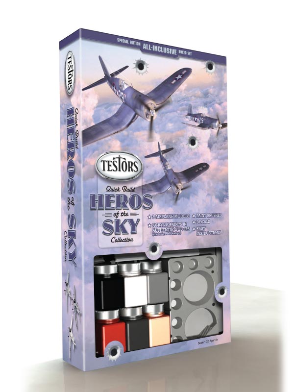 Testors Heros of the Sky Package Design 2