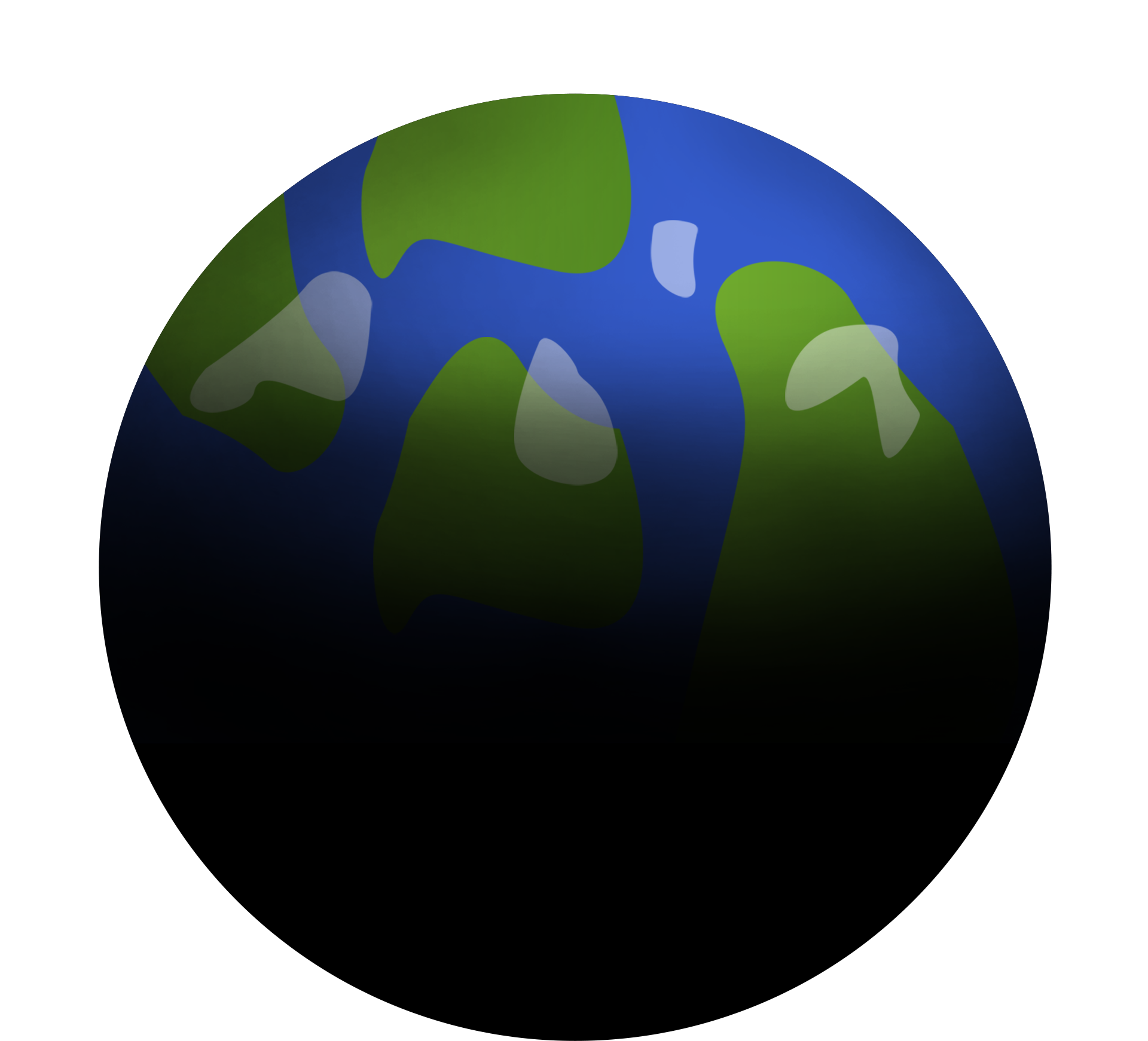 Earth-Like Planet Illustration